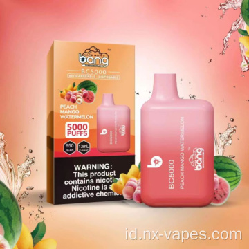 Bang bc 5000 puffs vape sekali pakai